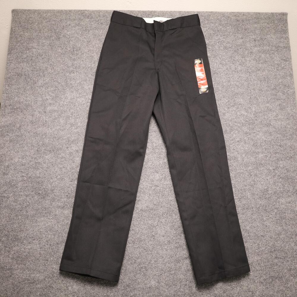 Dickies 874 Work Pants Mens 32x32 Black Original Fit Twill Chino Workwear